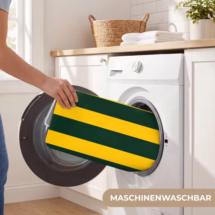 Klassiek - Strepen - Groen Badmat middel 997 -USP_WasbaarDE