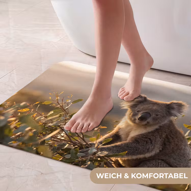 Koala - Bladeren - Ochtendlicht Badmat middel -USP_ZachtDE