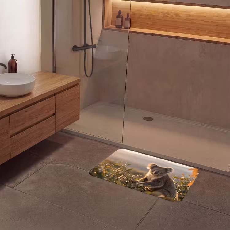 Koala - Bladeren - Ochtendlicht Badmat middel -sfeer2