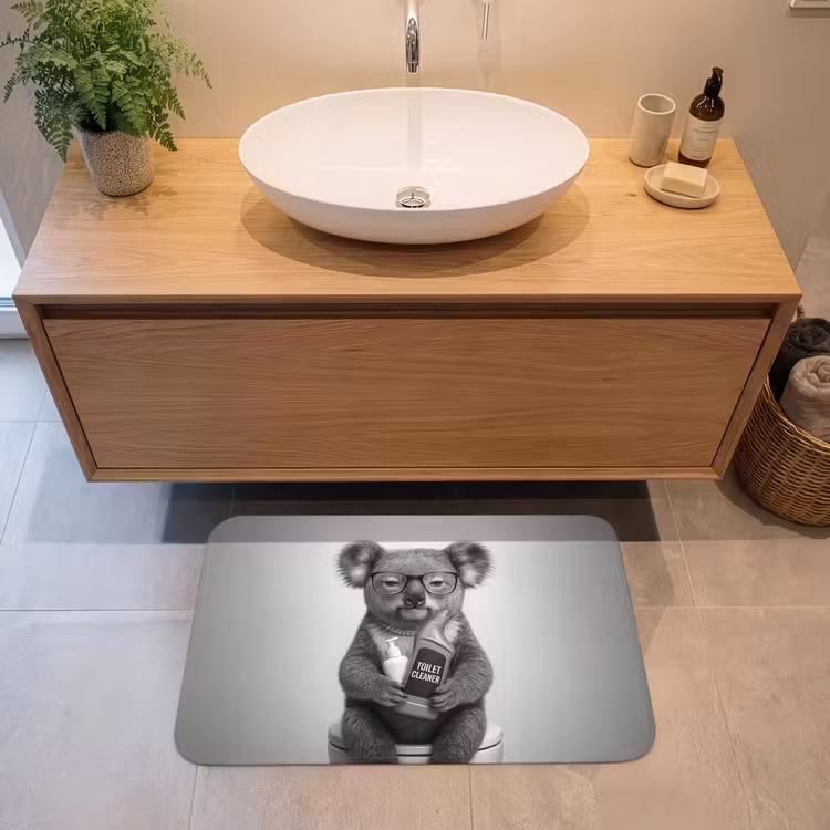 Koala - Bril - Toilet Badmat middel -sfeer1