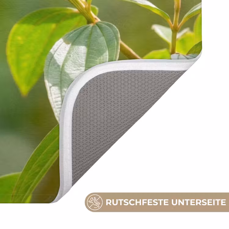 Kolibrie - Bloem - Natuur - Groen Badmat middel -USP_AntislipDE