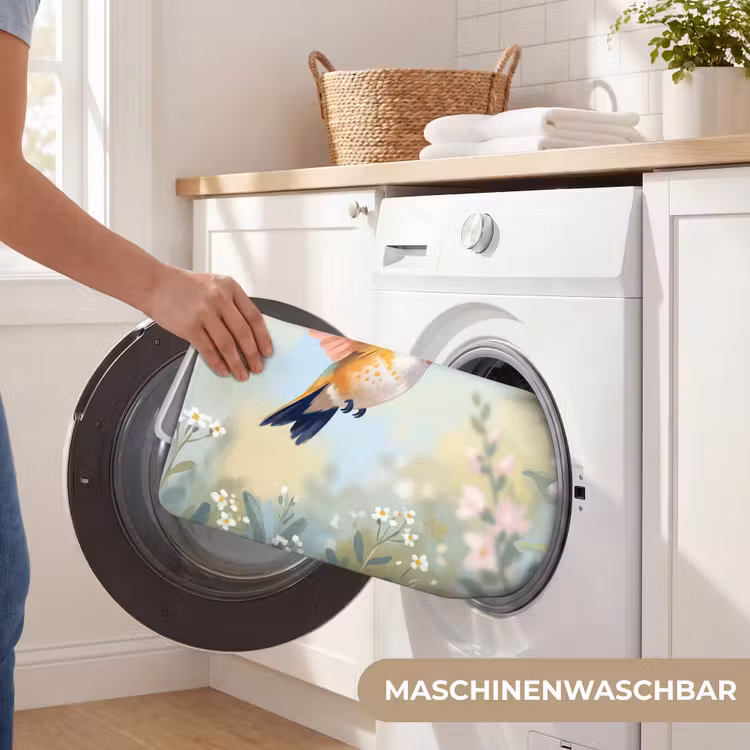 Kolibrie - Illustratie - Kleurrijk Badmat middel -USP_WasbaarDE