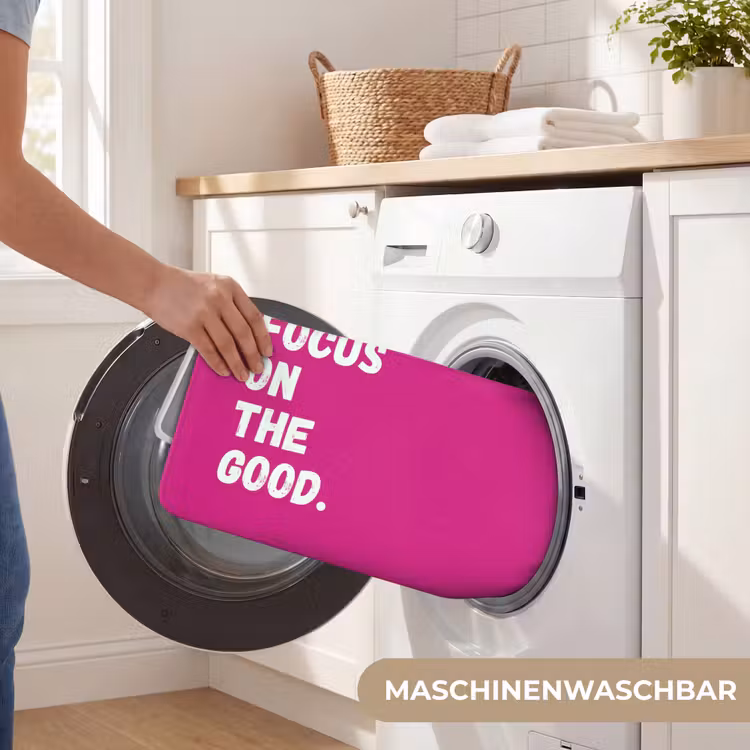 Focus on the good - Roze - Simple Badmat middel -USP_WasbaarDE