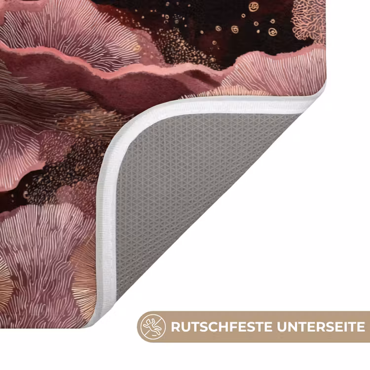 Koraal - Organisch - Roze Badmat middel 997 -USP_AntislipDE