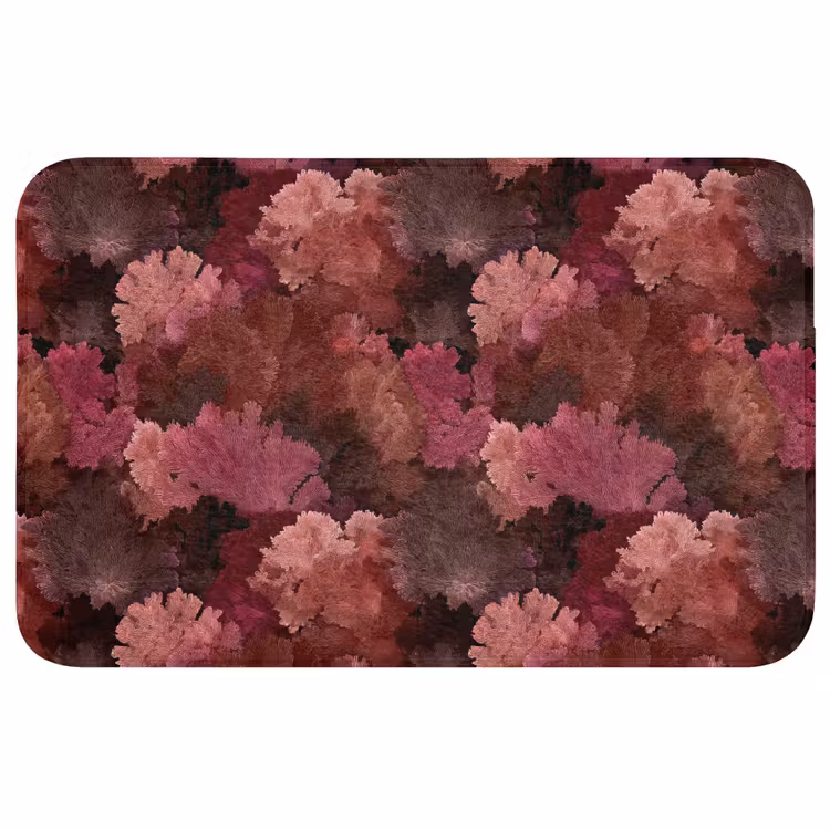 Koraal - Textuur - Kleurrijk Badmat middel 997 -3d