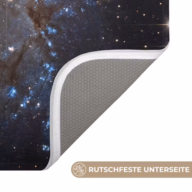 Kosmos - Sterrenstelsel - Donker Badmat middel -USP_AntislipDE
