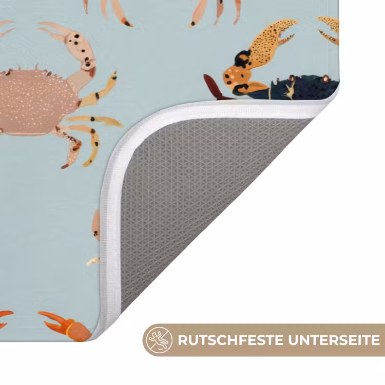 Krabben - Speels - Kleurrijk Badmat middel 997 -USP_AntislipDE