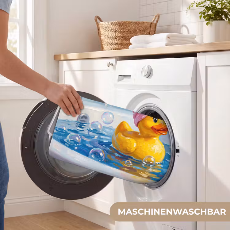Creatief - Badeend - Kleurrijk Badmat middel -USP_WasbaarDE
