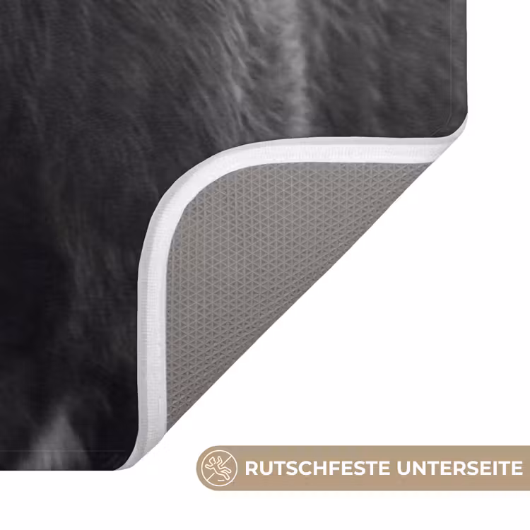 Koeien - Zwart - Wit Badmat middel -USP_AntislipDE