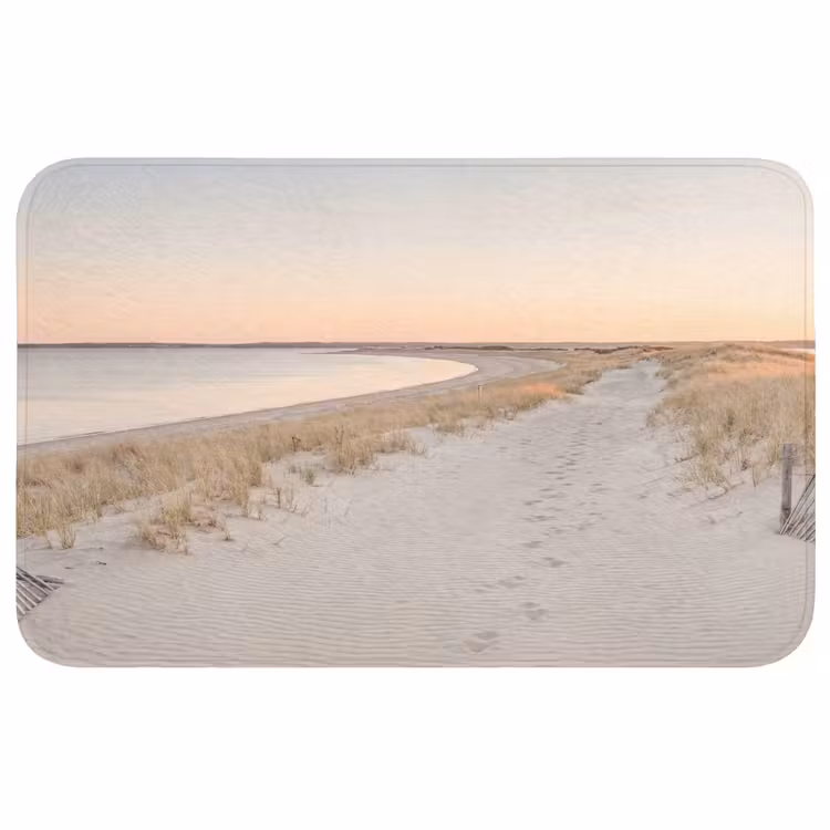 Kustlijn - Horizon - Hek Badmat middel -3d