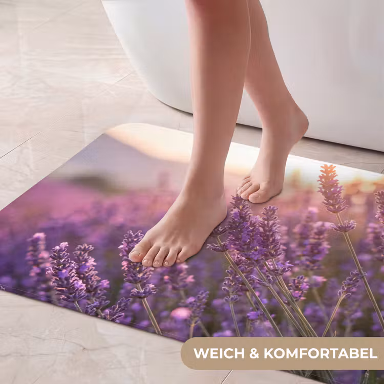 Lavendel - Paars - Zonlicht Badmat middel -USP_ZachtDE