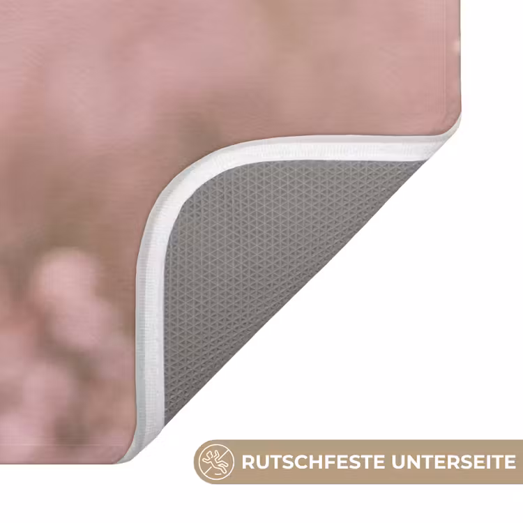 Lavendel - Vlinder - Paars Badmat middel -USP_AntislipDE
