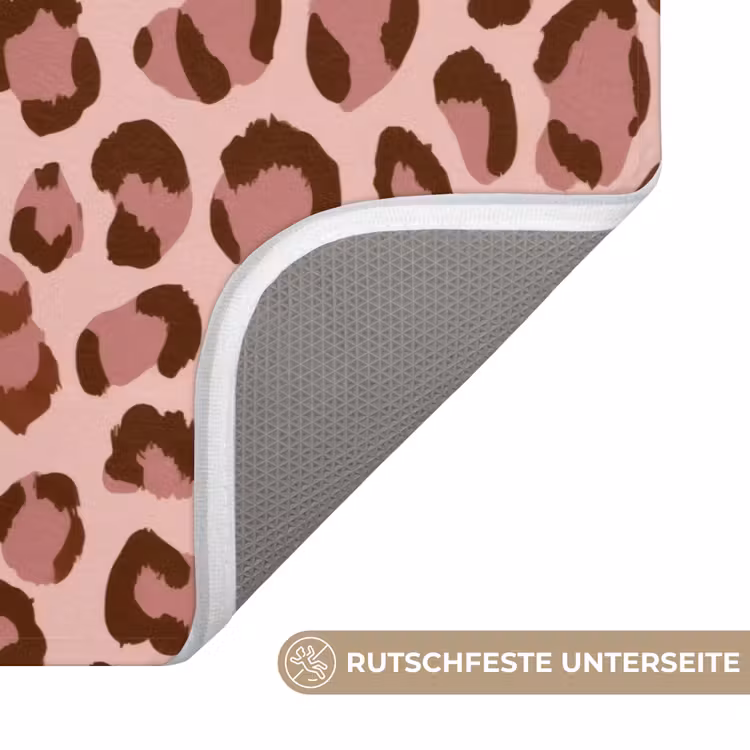 Luipaard - Patroon - Roze Badmat middel 997 -USP_AntislipDE