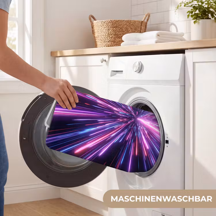 Lichtsnelheid - Ruimte - Roze - Paars Badmat middel -USP_WasbaarDE