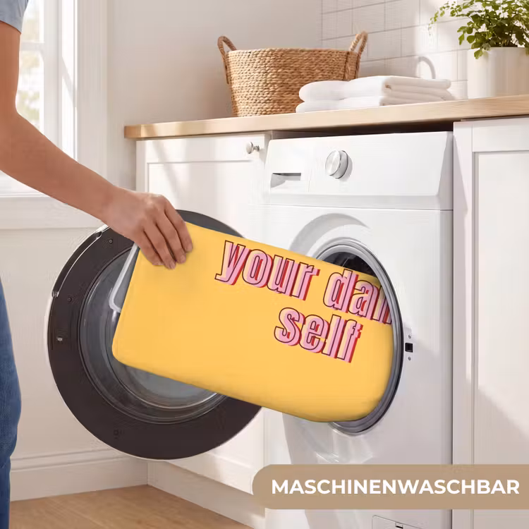 Love yourself - Roze - Geel Badmat middel -USP_WasbaarDE