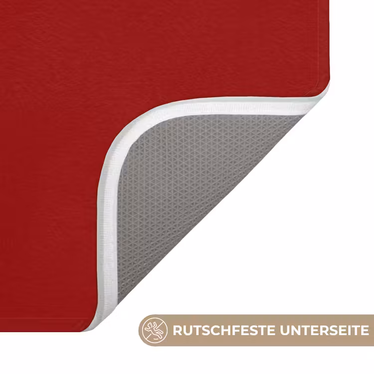 Love - Hart - Rood Badmat middel -USP_AntislipDE
