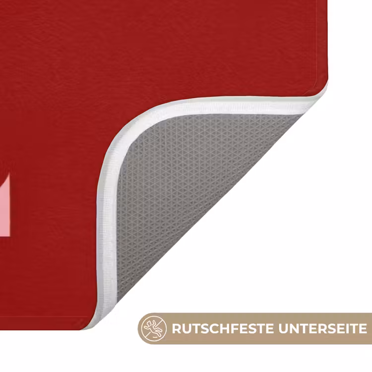 Love - Rood - Hatjes Badmat middel -USP_AntislipDE