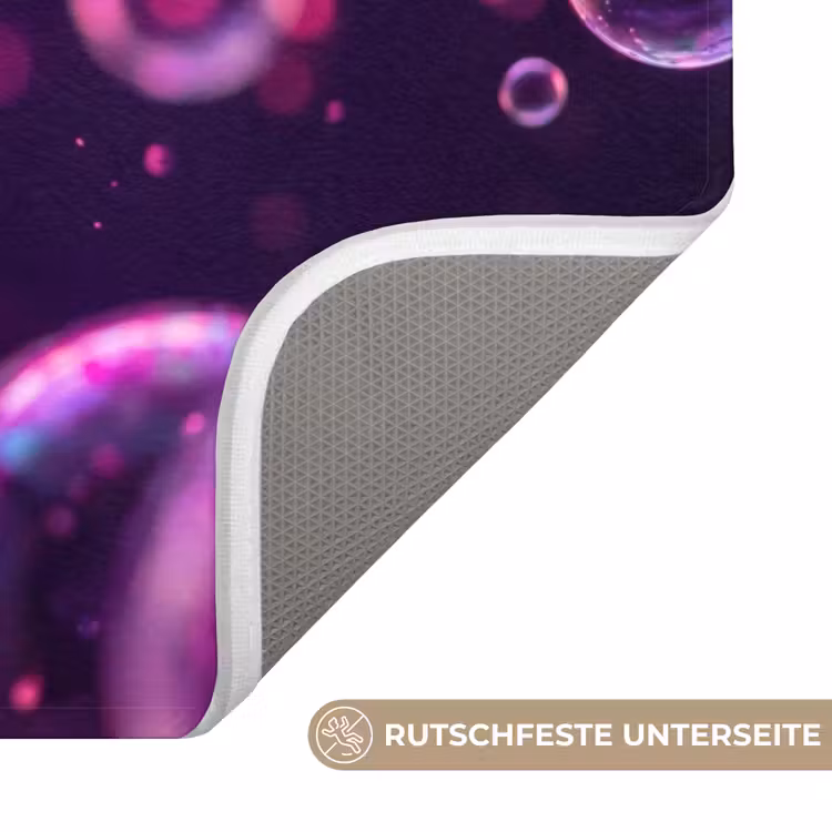 Paars - Bubbels - Schuim Badmat middel -USP_AntislipDE