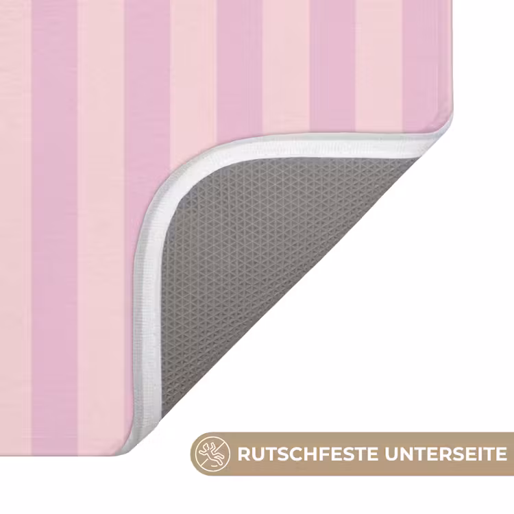 Paars - Strepen - You're doing great - Schaduw Badmat middel -USP_AntislipDE