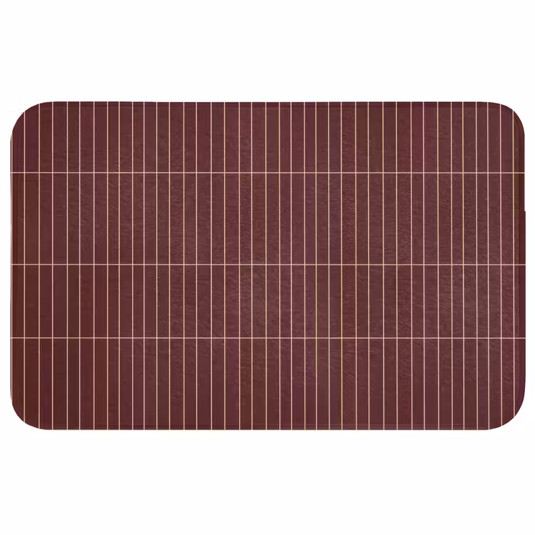 Lijnen - Patroon - Bordeaux Badmat middel 997 -3d