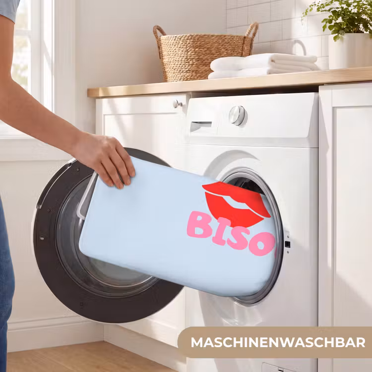 Lippen - Bisou - Blauw Badmat middel -USP_WasbaarDE