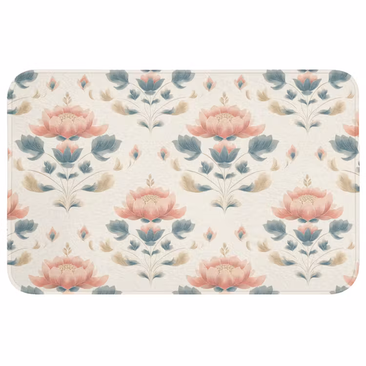 Lotus - Bloemen - Roze Badmat middel 997 -3d