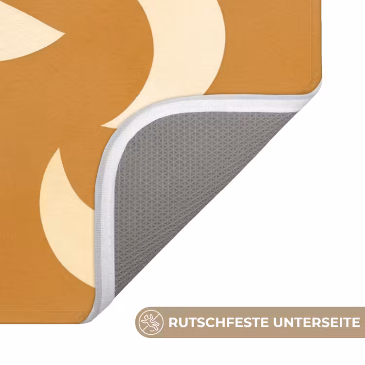 Manen - Patroon - Oker Badmat middel 997 -USP_AntislipDE