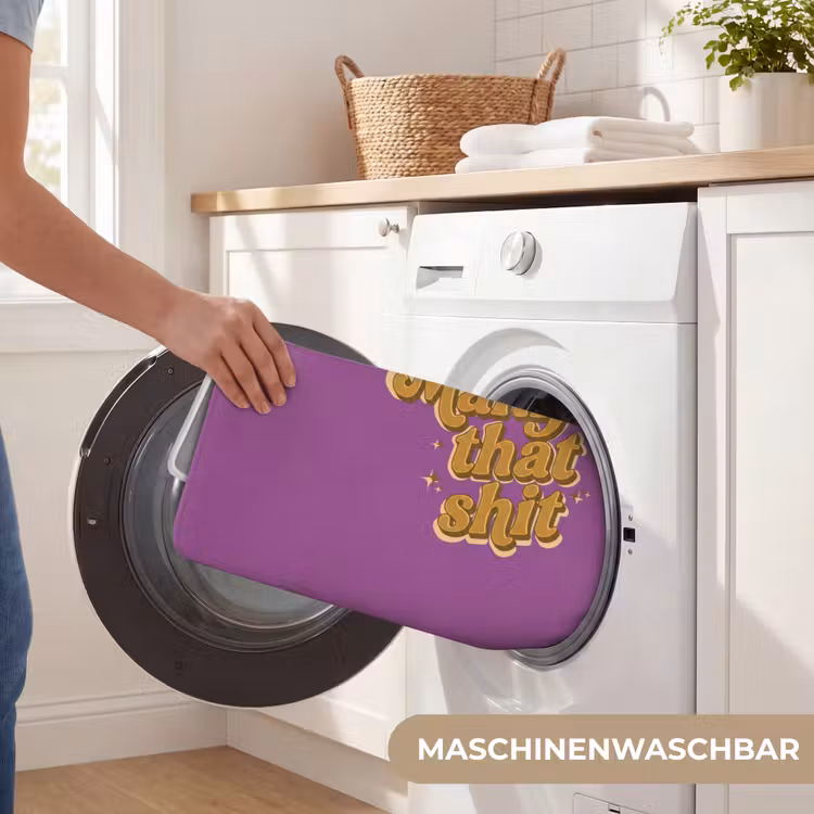 Manifest that shit - Paars - Glitter Badmat middel -USP_WasbaarDE