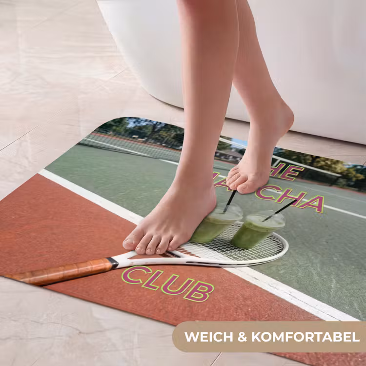Matcha Club - Tennis - Matcha Badmat middel -USP_ZachtDE