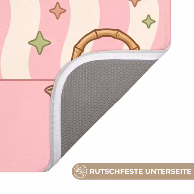 Matcha - Hond - Roze - Groen Badmat middel -USP_AntislipDE