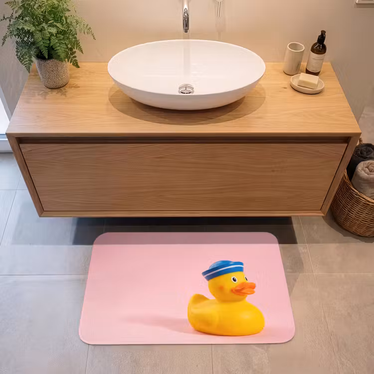 Matroos - Eend - Roze Badmat middel -sfeer1