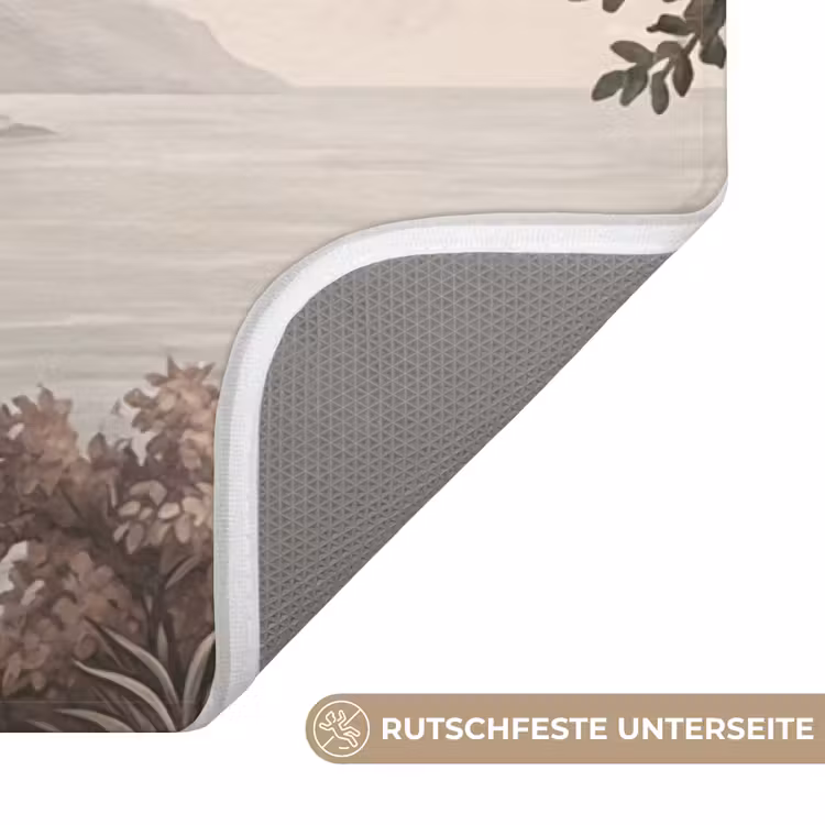 Zee - Villa - Beige Badmat middel -USP_AntislipDE