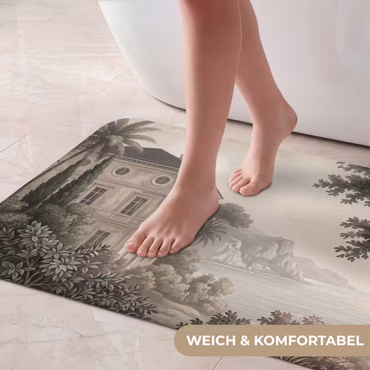 Zee - Villa - Beige Badmat middel -USP_ZachtDE