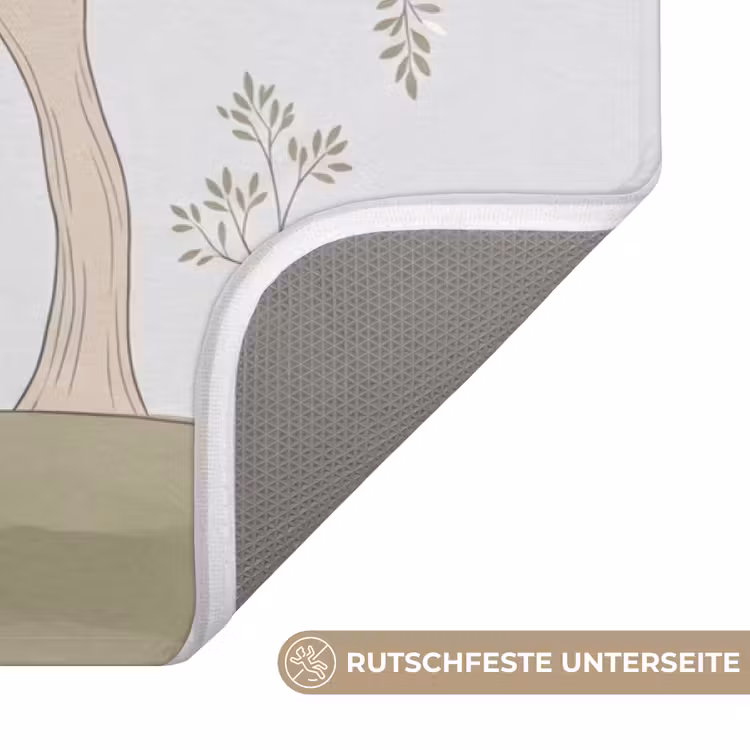Minimalistisch - Kraanvogels - Blauw Badmat middel -USP_AntislipDE