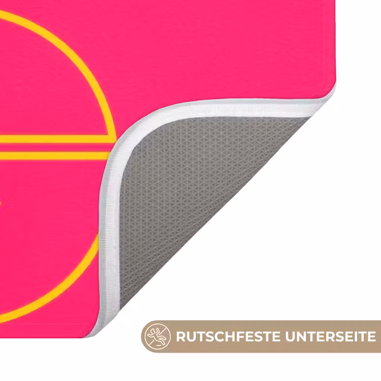 Minimalistisch - Roze - Dream big - Grafisch Badmat middel -USP_AntislipDE