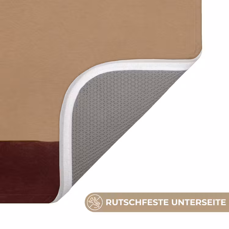 Minimalistisch - Vaas - Bloemen - Bruin Badmat middel -USP_AntislipDE