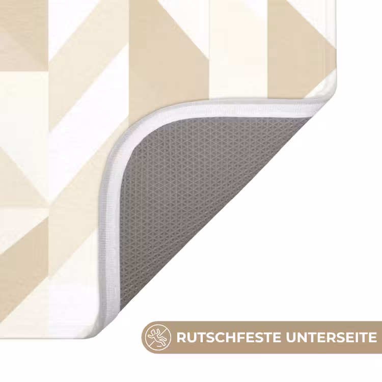 Modern - Abstract - Beige Badmat middel 997 -USP_AntislipDE
