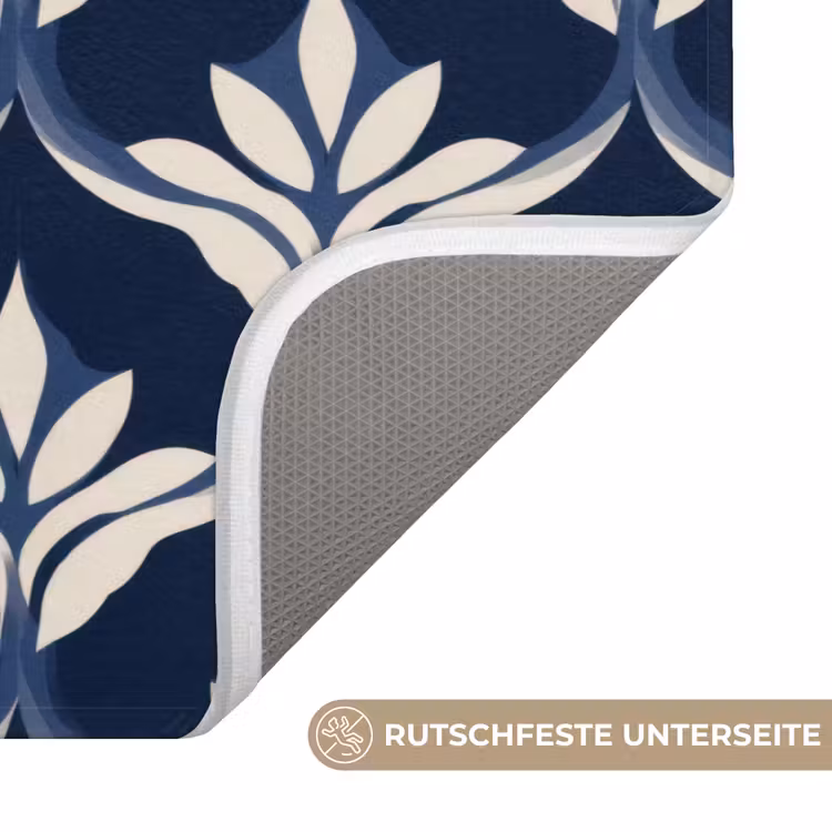 Modern - Ontwerp - Blauw Badmat middel 997 -USP_AntislipDE