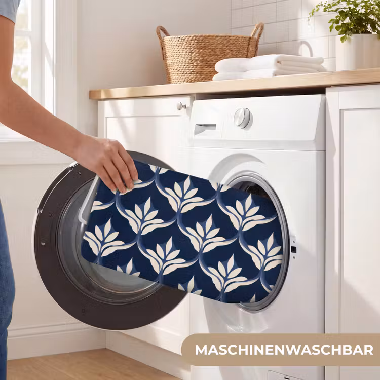 Modern - Ontwerp - Blauw Badmat middel 997 -USP_WasbaarDE