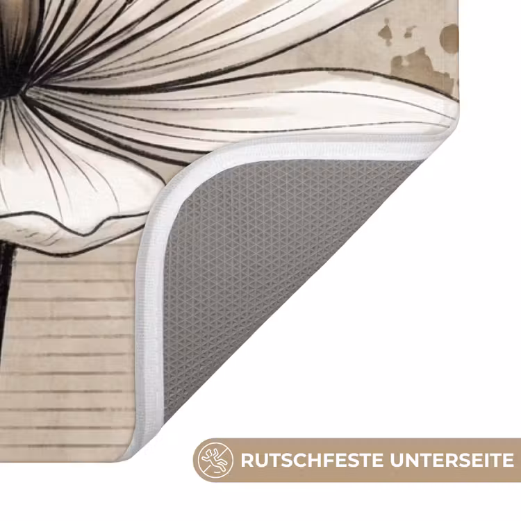 Modern - Design - Wit Badmat middel -USP_AntislipDE
