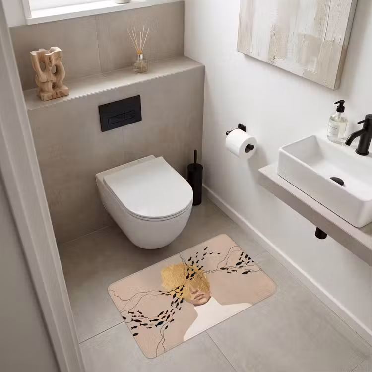 Modern - Vrouw - Goud Badmat middel -sfeer4