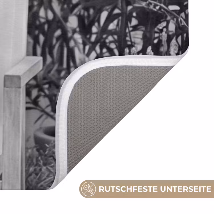Modern - Vrouw - Zwart - Wit Badmat middel -USP_AntislipDE