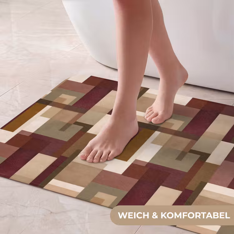 Modern - Geometrie - Kleurrijk Badmat middel 997 -USP_ZachtDE