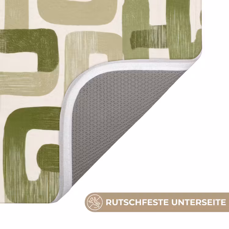 Modern - Grafisch - Groen Badmat middel 997 -USP_AntislipDE