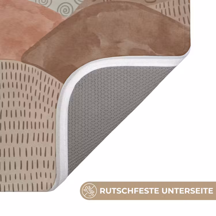 Modern - Heuvels - Terracotta Badmat middel -USP_AntislipDE