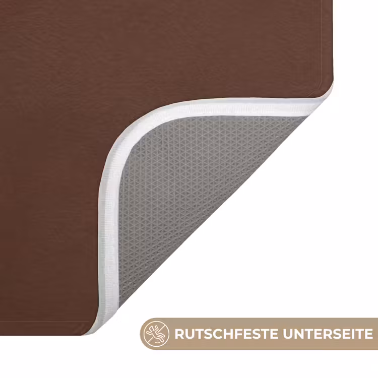 Papaverbol - Droogbloem - Bruin - Minimalistisch Badmat middel -USP_AntislipDE