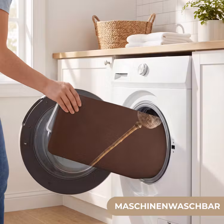 Papaverbol - Droogbloem - Bruin - Minimalistisch Badmat middel -USP_WasbaarDE