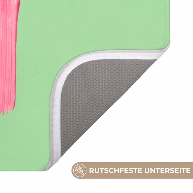 Mon cheri - Groen - Roze Badmat middel -USP_AntislipDE