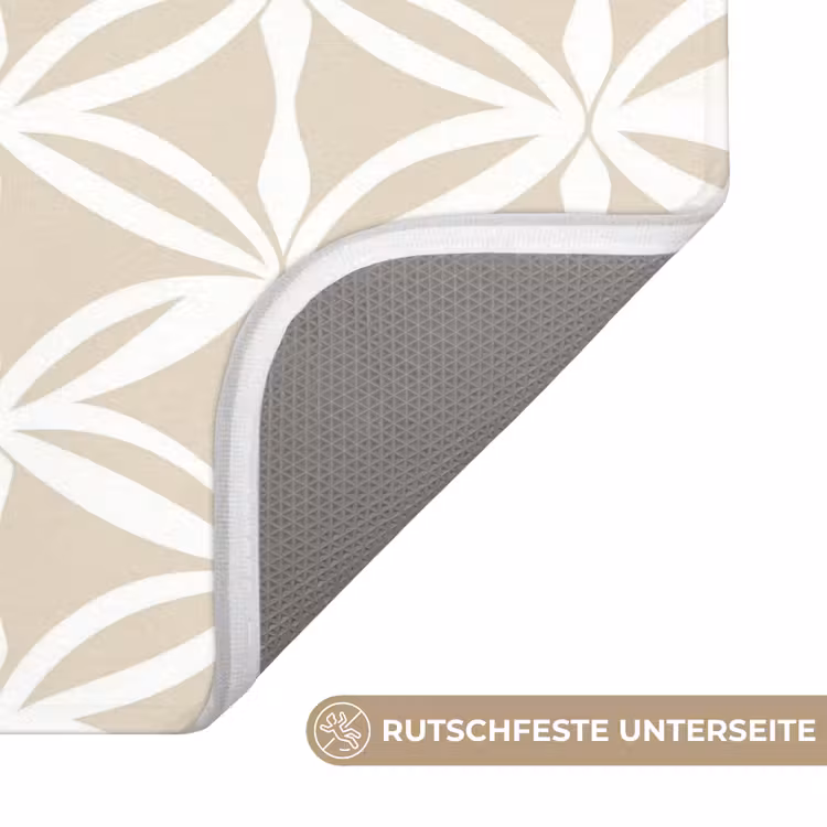 Motief - Modern - Beige Badmat middel 997 -USP_AntislipDE