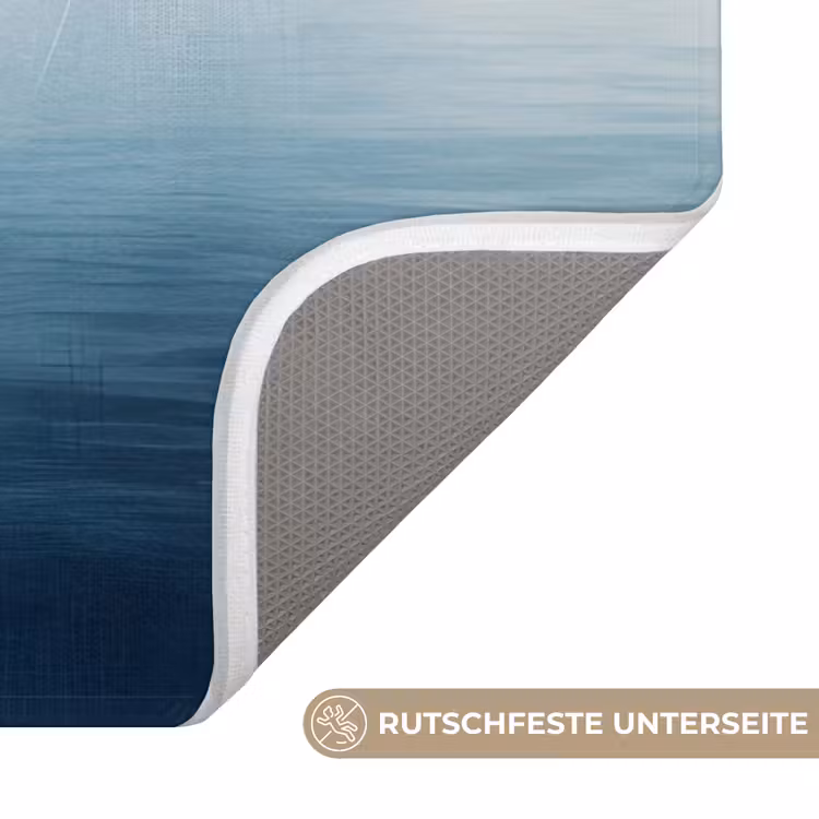 Meeuw - Wit - Zee - Mistig Badmat middel -USP_AntislipDE